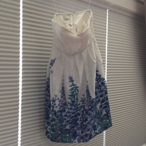 Strapless mini dress